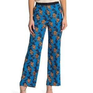 Scotch Soda M Wideleg Tail
Pants size XS 
Floral Blue Women's Pants
